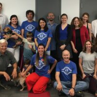 Members of the Unit 19 Bargaining team posing during a session at UC San Diego in 2019.